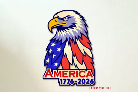 Celebrate America's 250th with a Bold Eagle Design