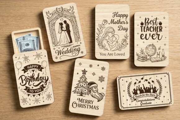 Elevate Your Gifting with a Wooden Money & Card Holder