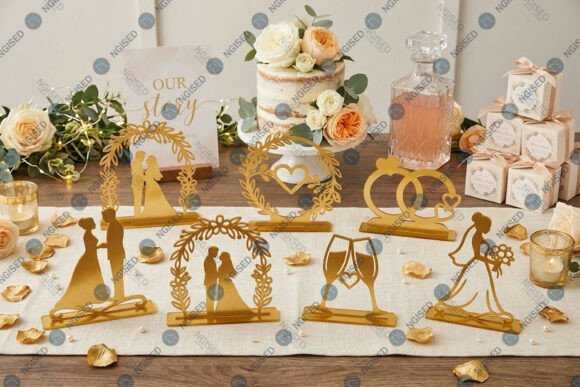 Laser Cut Wedding Stand SVG Bundle