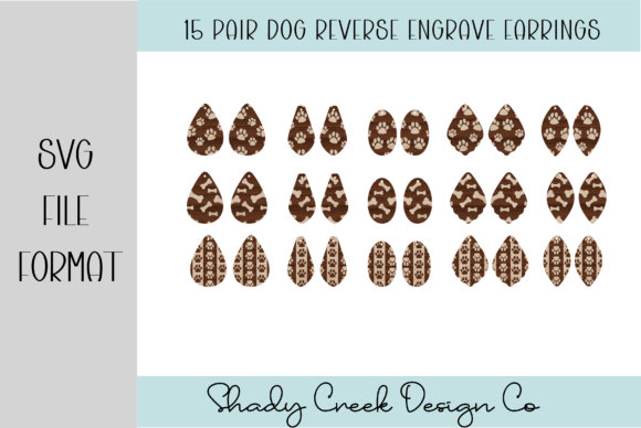 Reverse Engrave Dog Earrings: A Creative Laser File Set