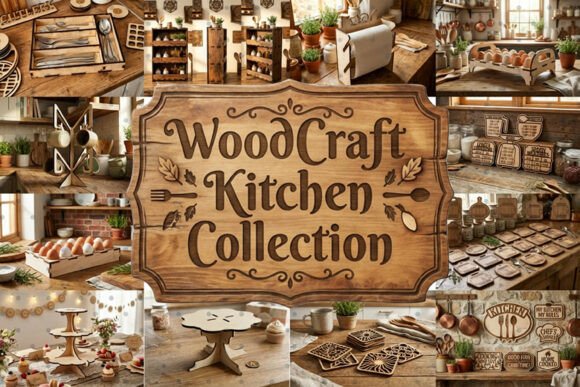 WoodCraft Kitchen Collection SVG Bundle